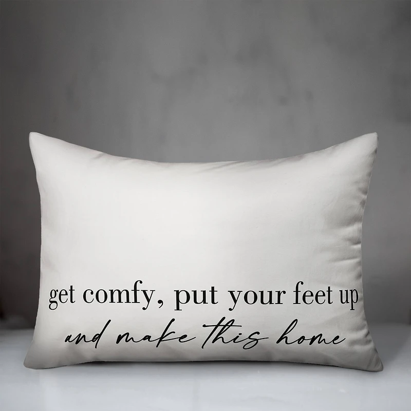 20" x 14" Get Comfy Indoor/Outdoor Throw Pillow