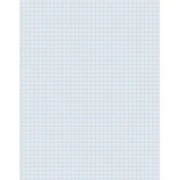 Pacon® White 1/4" Graphing Paper, 2 Packs of 500