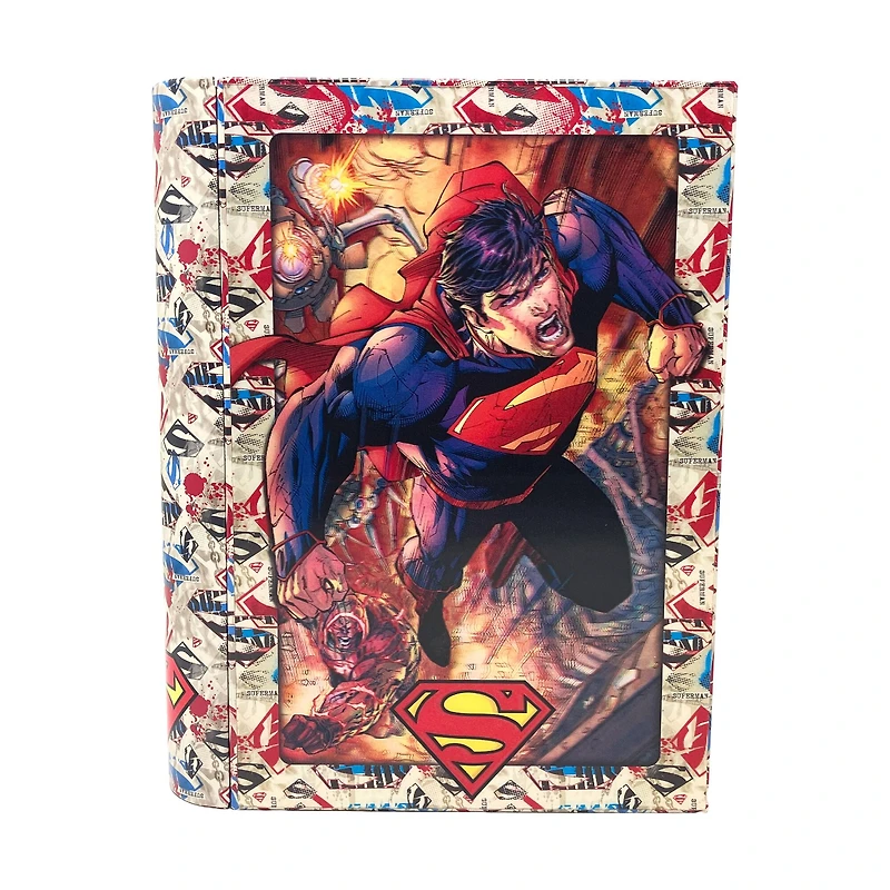 DC Comics - Superman 3D Lenticular Jigsaw Puzzle in a Collectible Tin Book: 300 Pcs