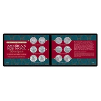 Complete Collection of America's New Nickel Designs in Soft Wallet