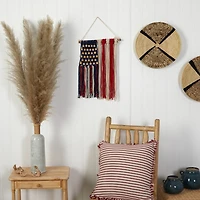 18" American Flag Macramé Wall Hanging