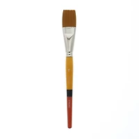 Princeton™ Snap!™ Series 9650 Gold Taklon Short Handle Stroke Brush