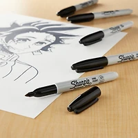 6 Packs: 5 ct. (30 total) Sharpie® Fine Point Black Permanent Markers