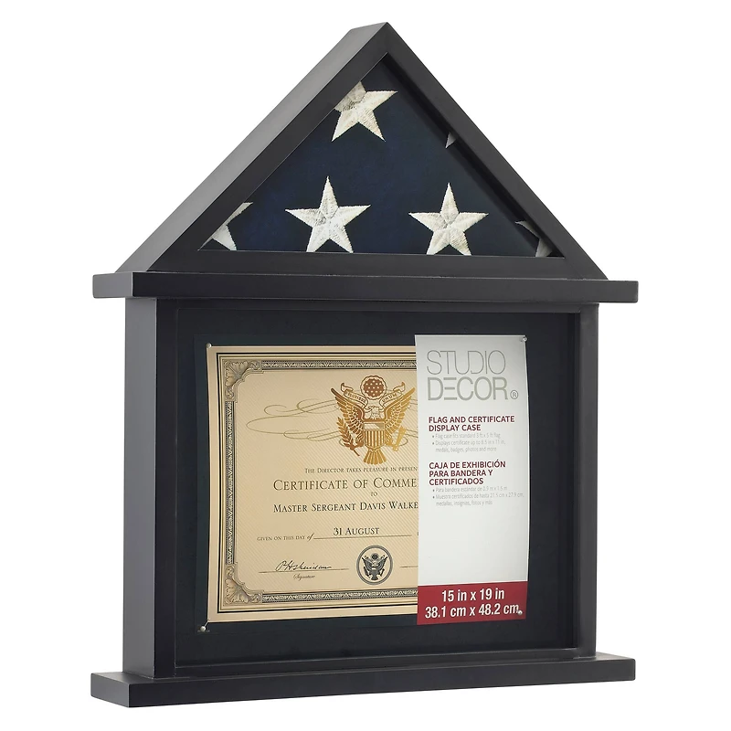 6 Pack: Flag & Certificate Display Case by Studio Décor®