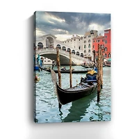 Lumaprints Gondola Rialto Bridge No.1 Canvas Wall Art