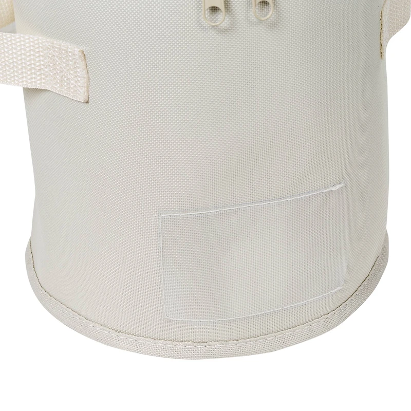 Honey Can Do Natural Round Dinnerware Storage Box Set