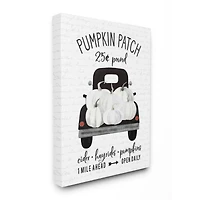 Stupell Industries Pumpkin Patch Farm Canvas Wall Art