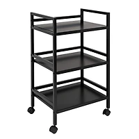Honey Can Do Black Metal Rolling Cart