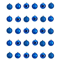 30ct. 2.5" Shatterproof Christmas Ornaments