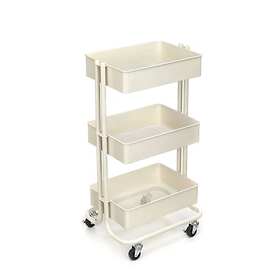 Lexington 3-Tier Rolling Cart by Simply Tidy