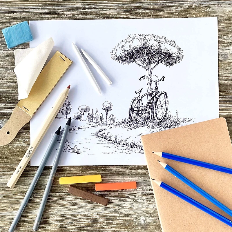 ArtSkills® Premium Sketch Kit With Pencils & Charcoal