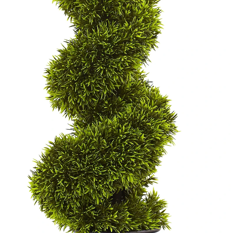 3ft. Grass Spiral Topiary in Deco Planter