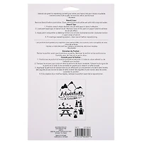 Adventure Stencils, 7" x 10" by Craft Smart®