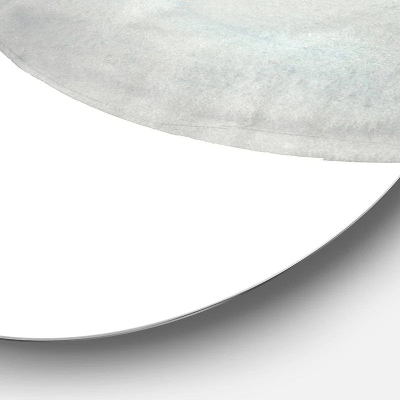 Designart - Gouache Sapphire on Gray II