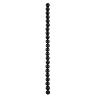 Black Jasper Round Beads, 12mm by Bead Landing™