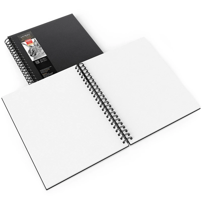 Arteza® 9" x 12" Hard Cover Sketch Books, 2ct.