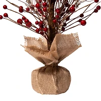 Glitzhome® Christmas Red Berry Table Tree