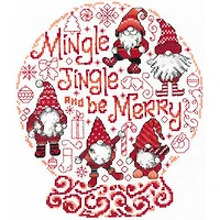 Imaginating Let's Mingle & Jingle Counted Cross Stitch Kit