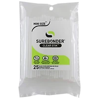 Surebonder® Clear Stik™ Mini Size™ Glue Sticks, 25ct.