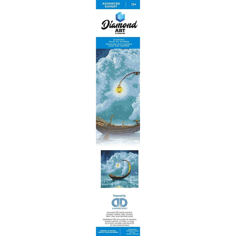 Diamond Art by Leisure Arts Advanced Evening Voyage Kit