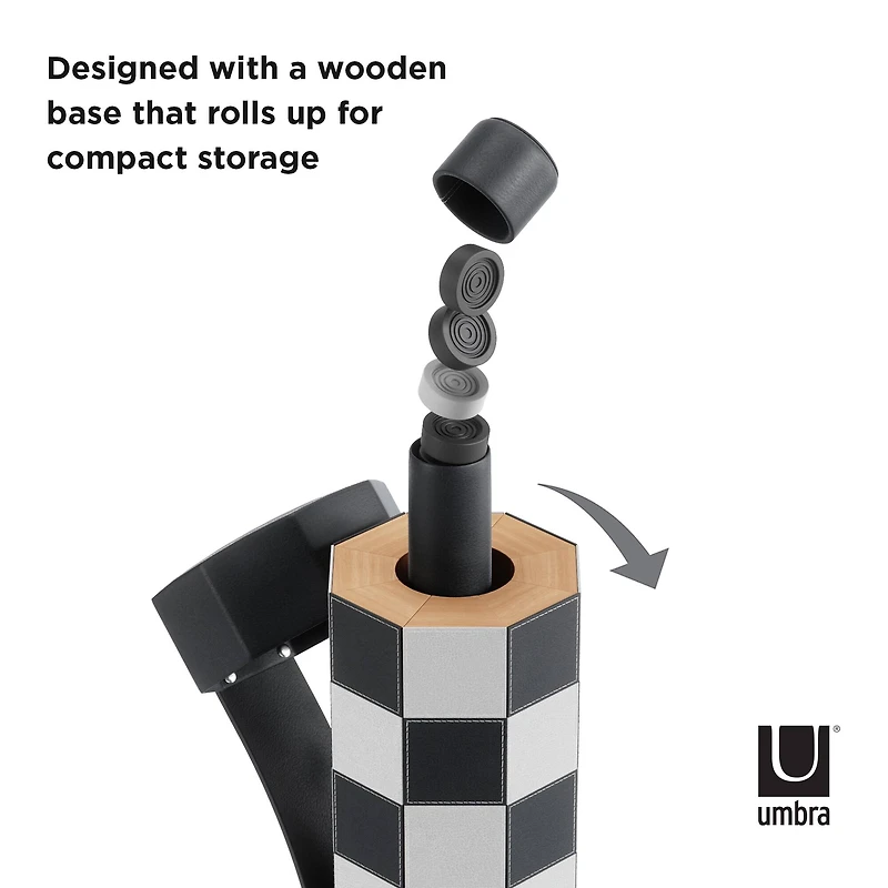 Umbra Black Rolz Chess/Checkers Set