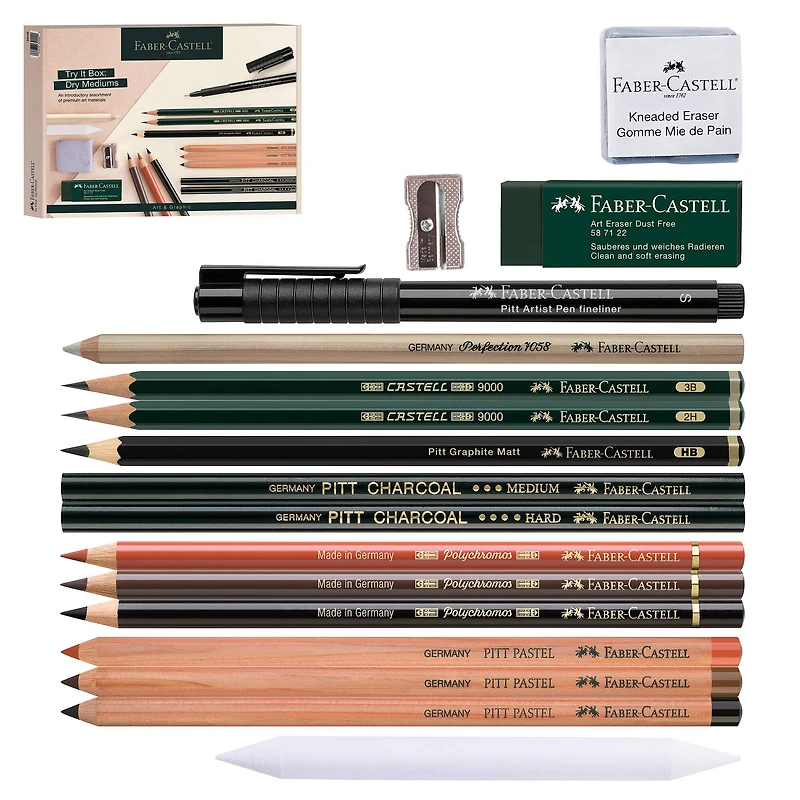 Faber-Castell® Dry Mediums Art & Graphic Try It Box Set