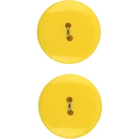 Spectrum Warm 1 1/8" Yellow 2-Hole Buttons, 2ct.