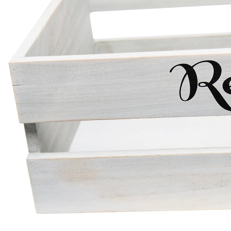 Elegant Designs Gray Wash Towel Holder