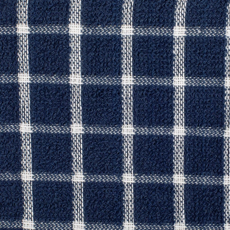 DII® Nautical Blue Combo Windowpane Dishcloths, 6ct.