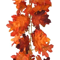 6ft. Orange & Brown Oak Leaf Chain Garland by Ashland®