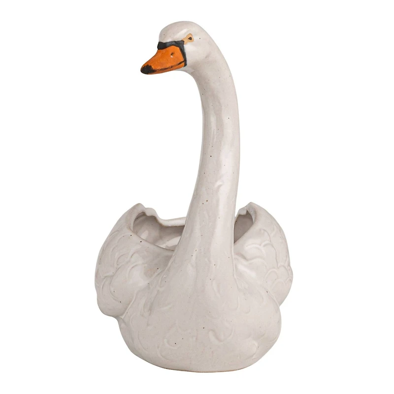 Hello Honey® Stoneware Swan Planter