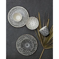 Hello Honey® 5" White & Black Patterned Bowl Set