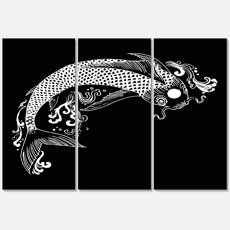 Designart - Chinoiserie Koi Fish I