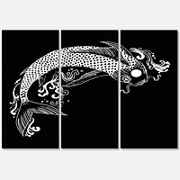 Designart - Chinoiserie Koi Fish I