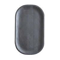 Hello Honey® 20" Wide Black Mango Wood Serving Board