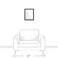 My Mom is My Best Friend Black Framed Canvas Art