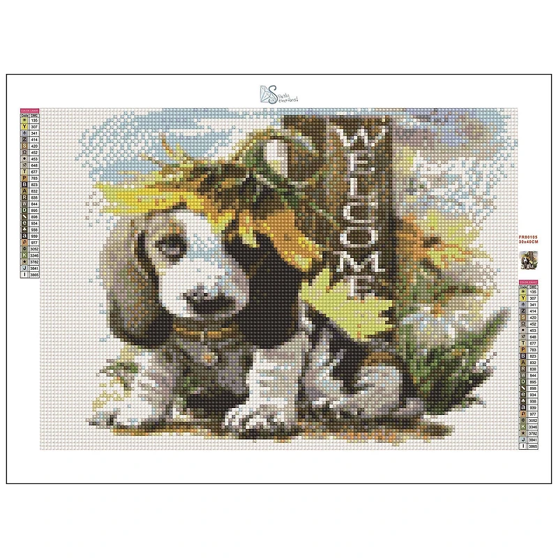 Sparkly Selections Welcome Puppy Diamond Painting Kit