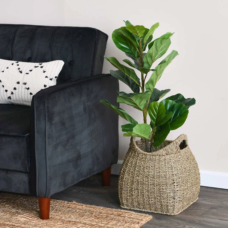 Household Essentials Brown Basket with Handles