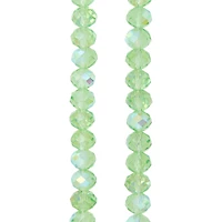 12 Pack: Peridot AB Faceted Glass Beads, 10mm by Bead Landing™