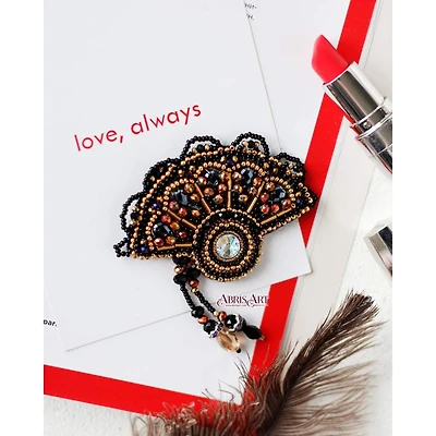 Abris Art Fan Bead Embroidery Decoration Kit