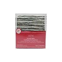 100ct. Warm White LED Bead String Lights on Green Wire by Ashland®