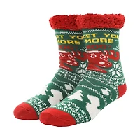 Christmas Vacation™ More Eggnog Adult Sherpa-Lined Quarter Crew Socks