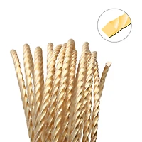 The Beadsmith® Wire Elements™ 18 Gauge Tarnish Resistant Medium Temper Twisted Square Wire