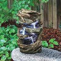 Design Toscano Glacier Peak Cascading Garden Fountain