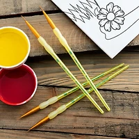 Royal & Langnickel® Crafter's Choice™ Sable Hair Yellow 4 Piece Value Brush Set