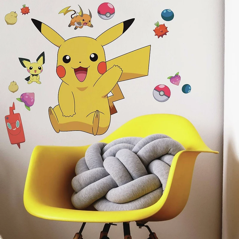RoomMates Pikachu Peel & Stick Giant Wall Decal