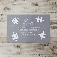 Dads Are the Puzzle Pieces Floor Mat