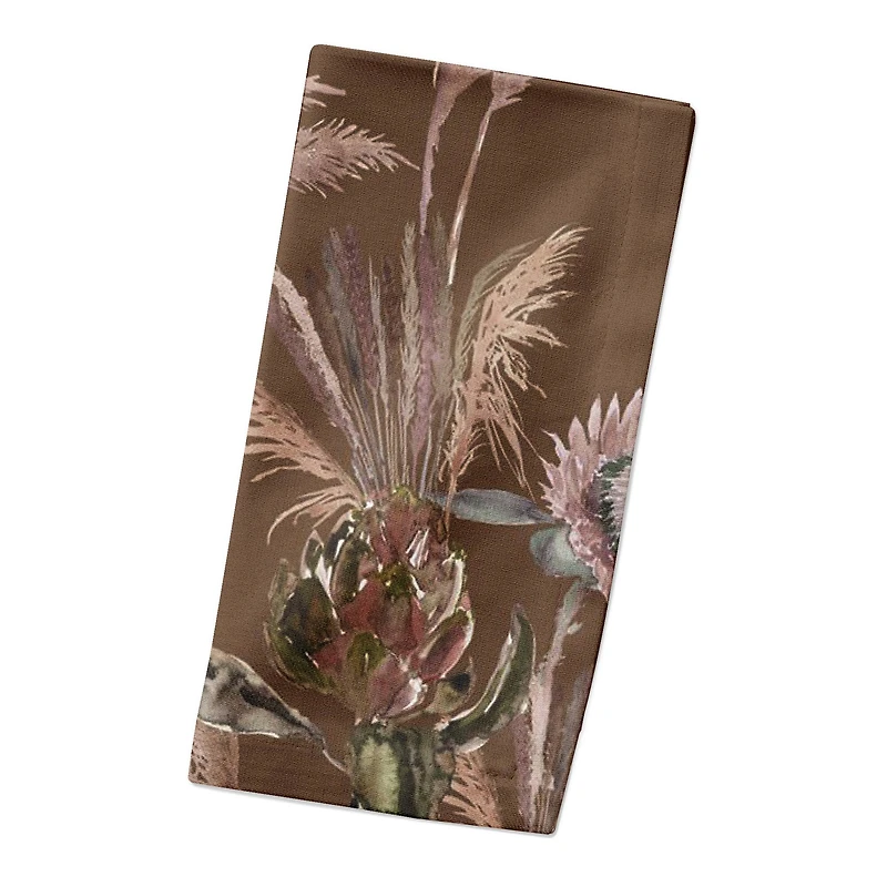 Protea Blooms Cotton Twill Napkin