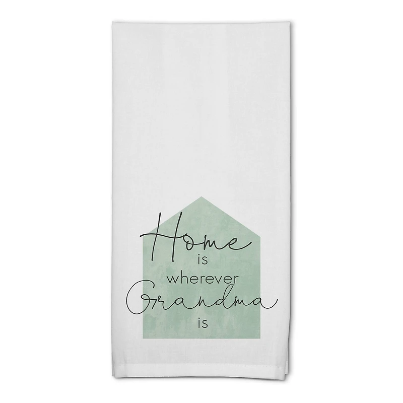 Home is Wherever Grandma Is Cotton Twill Tea Towel Set