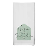Home is Wherever Grandma Is Cotton Twill Tea Towel Set
